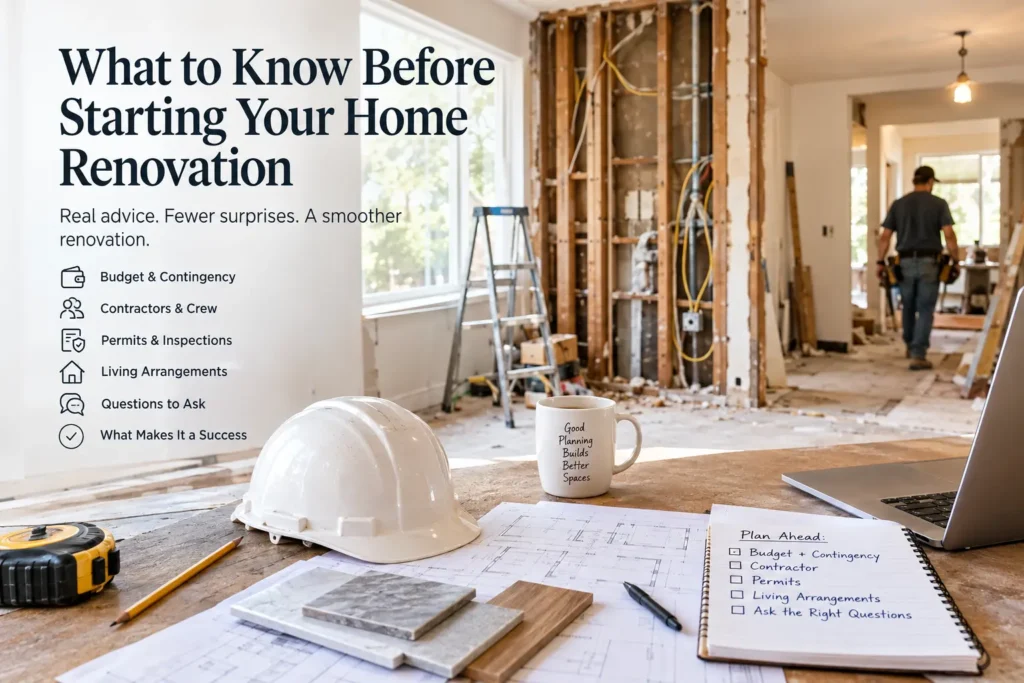 What to Know Before Starting Your Home Interior Renovation